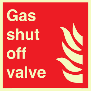 Gas shut off valve